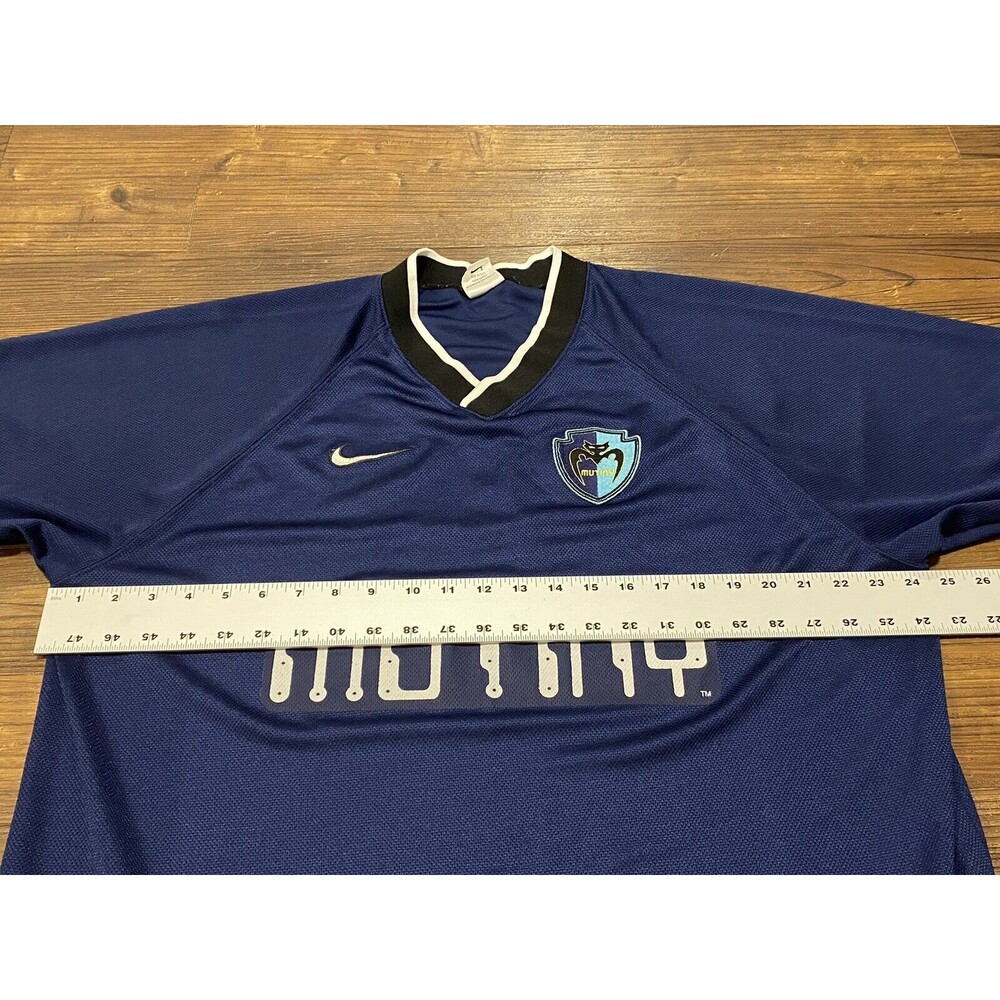 MLS Nike Men’s Tampa Bay Mutiny Soccer Jersey XL Blue 1990’S Vintage White Tag - Picture 9 of 9